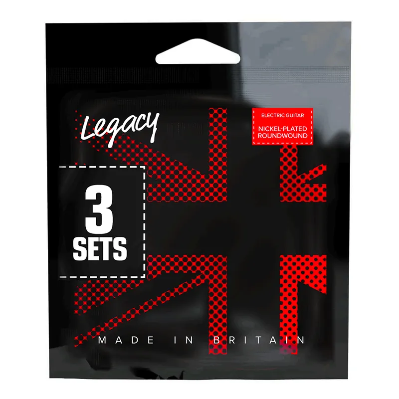 Instant Buy Legacy Pro-Tone Nickel Wound 10-46 Electric Guitar Strings, 3-Pack