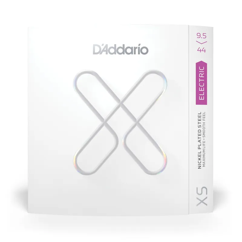 D'Addario XS Coated Nickel Wound 9.5-44 Electric Guitar Strings, Super Light Plus Price Cut
