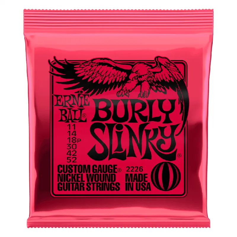 Ernie Ball 2226 Burly Slinky 11-52 Electric Guitar Strings No Minimum Order