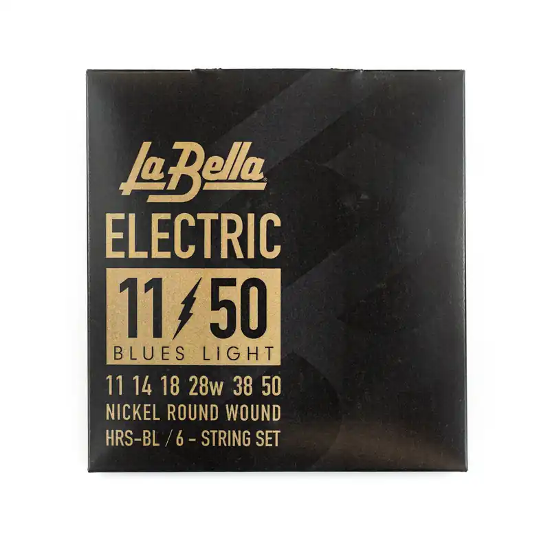 Best Price La Bella HRS Nickel-Plated 11-50 Electric Guitar Strings, Blues Light