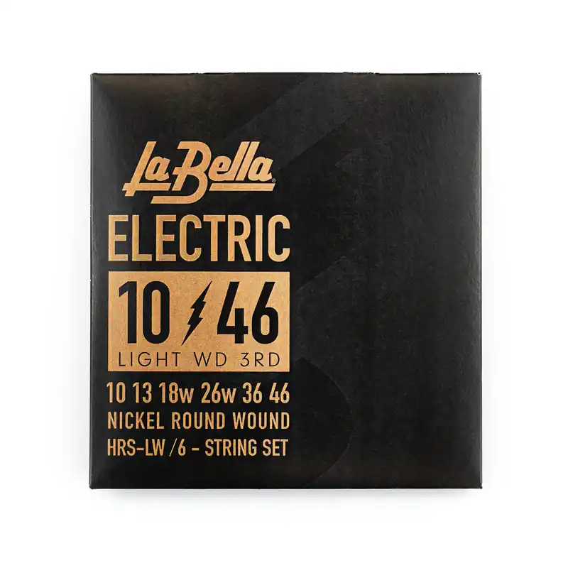 La Bella HRS Nickel-Plated 10-46 Electric Guitar Strings w/ Wound 3rd Price Cut