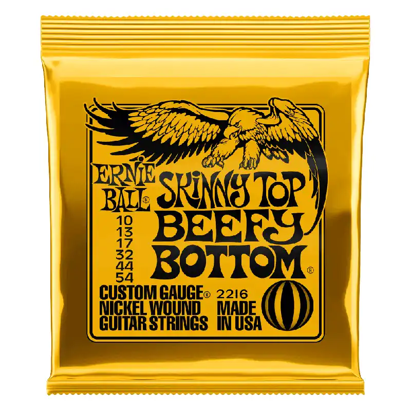 Final Sale Ernie Ball 2216 Skinny Top Beefy Bottom Slinky 10-54 Electric Guitar Strings