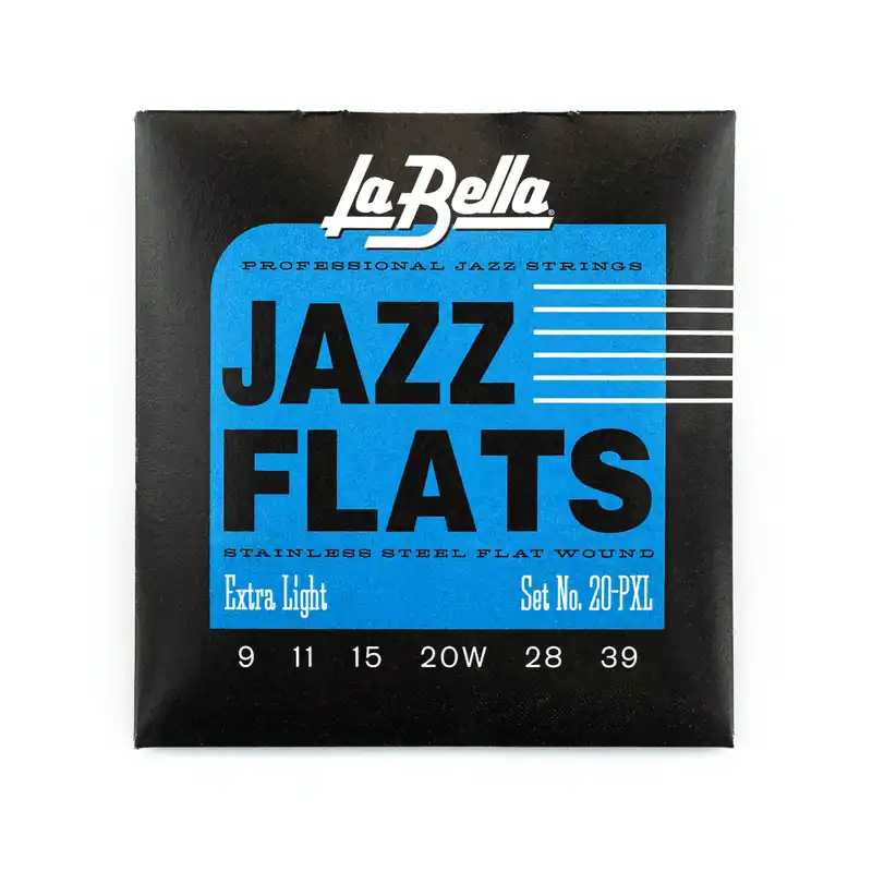 La Bella 20PXL Jazz Flats 9-39 Stainless Steel Electric Guitar Strings Must Have