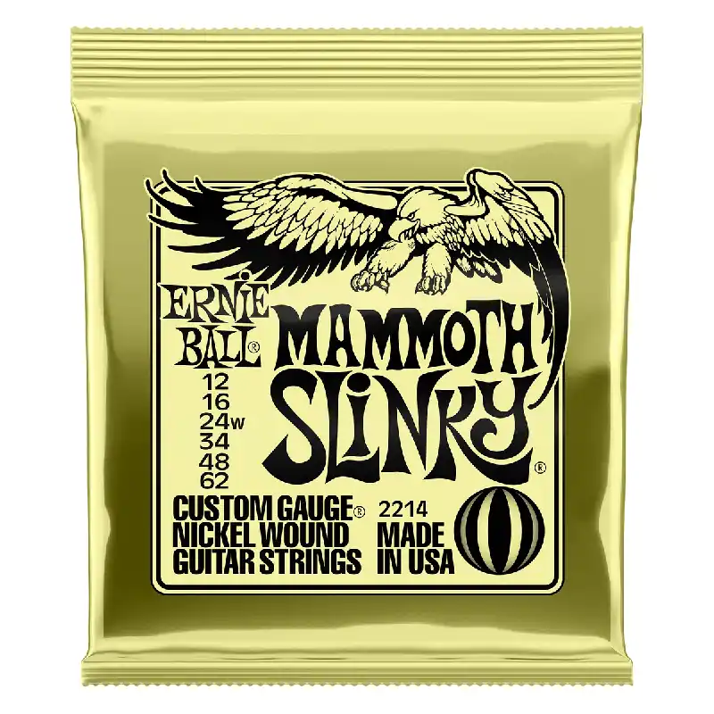 Ernie Ball 2214 Mammoth Slinky 12-62 Electric Guitar Strings Best Choice
