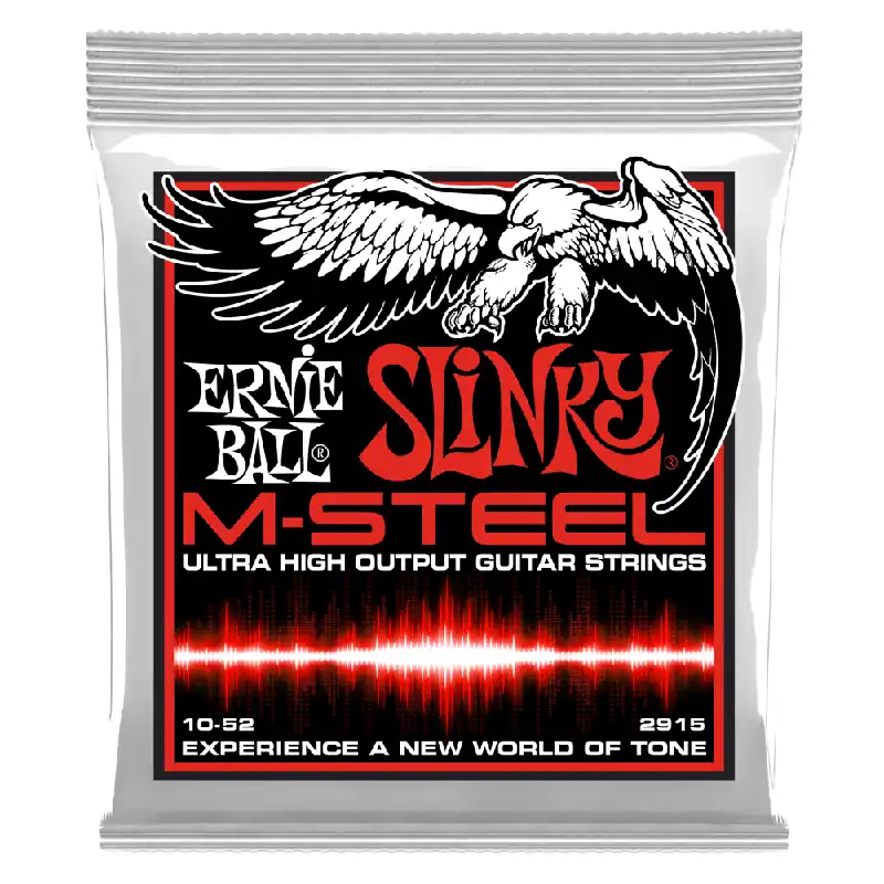 Limited Time Ernie Ball M-STEEL Skinny Top Heavy Bottom Slinky Cobalt 10-52 Electric Guitar Strings