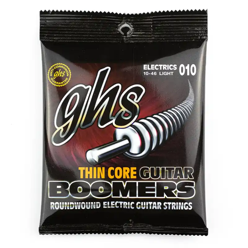 Hot Deal GHS Thin Core Boomers Nickel-Plated Steel 10-46 Electric Guitar Strings, Light