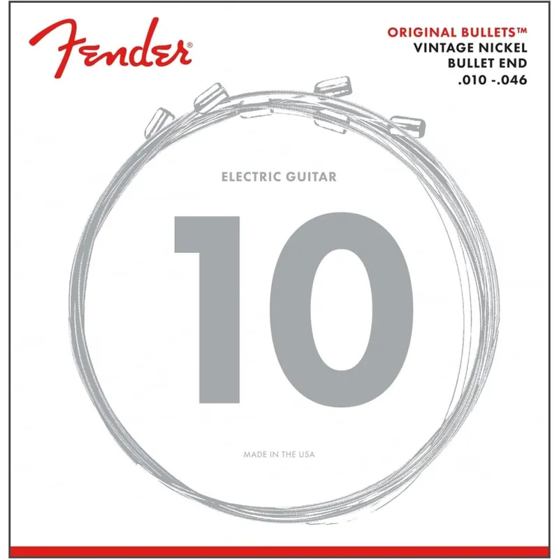 Shop Now Fender Original Bullets 3150R Pure Nickel Wound 10-46