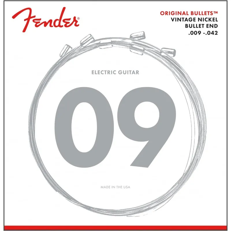Fender Original Bullets 3150L Vintage Nickel Wound 9-42 Bullets Buy Online