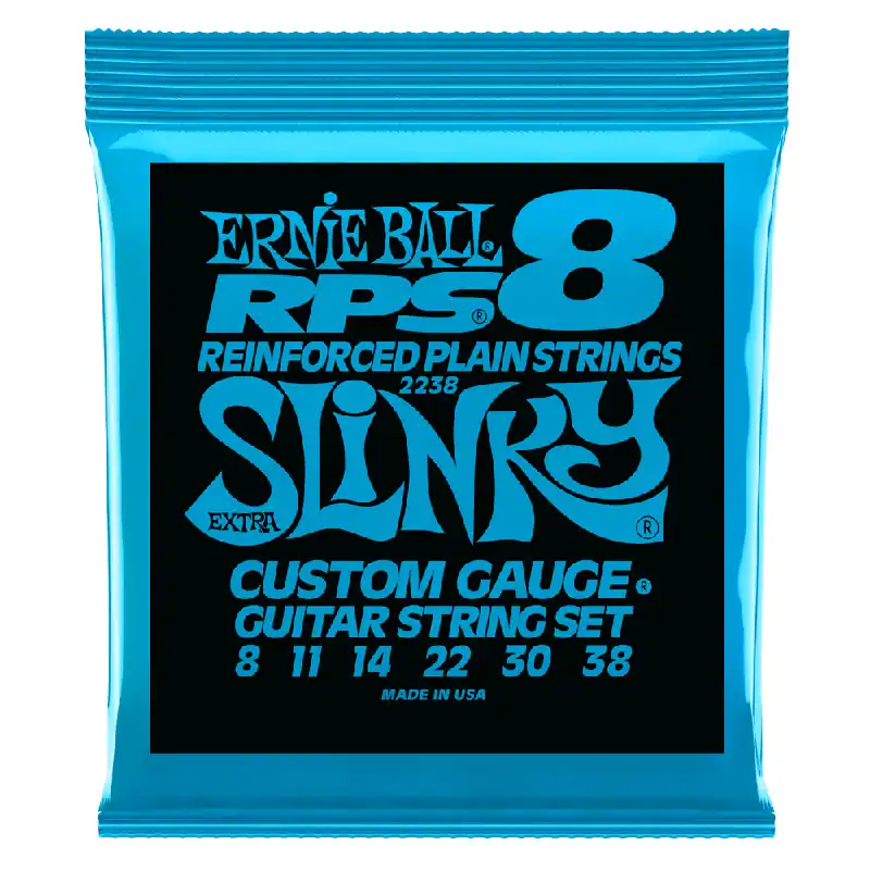 Ernie Ball 2238 Nickel Wound RPS Electric Guitars Strings 8-38 Extra Slinky Exclusive