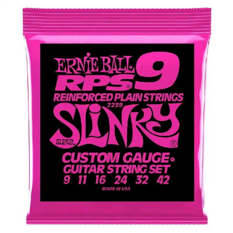 Ernie Ball 2239 Nickel Wound RPS Electric Guitars Strings 9-42 Super Slinky Instant Buy