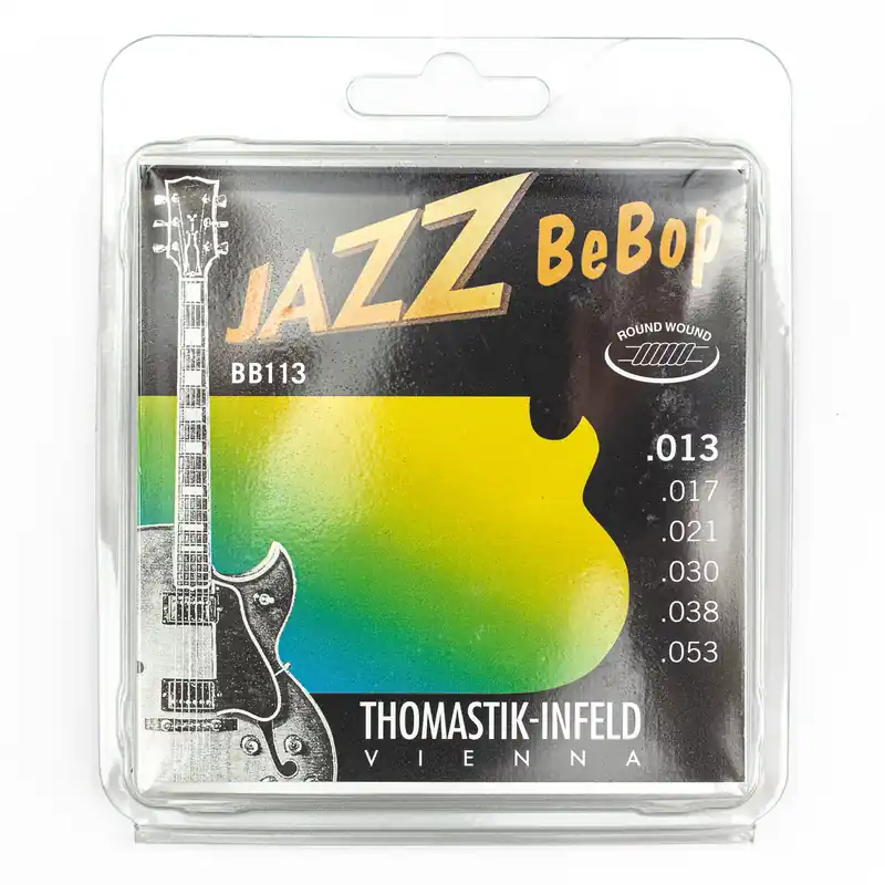 Genuine Thomastik-Infeld BB113 Jazz BeBop Nickel Roundwound 13-53 Electric Guitar Strings