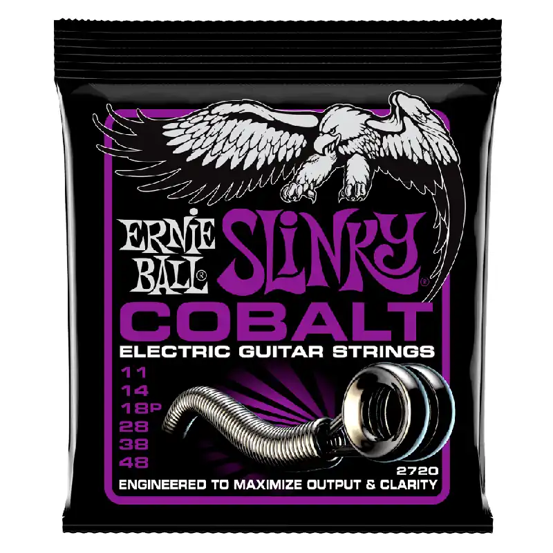 Free Shipping Ernie Ball Cobalt Power Slinky 11-48 Electric Guitar Strings