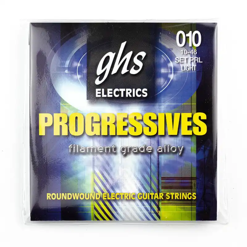 GHS Progressives Alloy 52 Hex Core 10-46 Electric Guitar Strings, Light Limited Edition