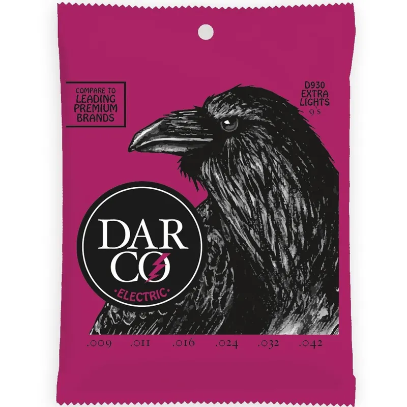Hot Picks Darco Nickel Wound 9-42 Electric Guitar Strings, Light