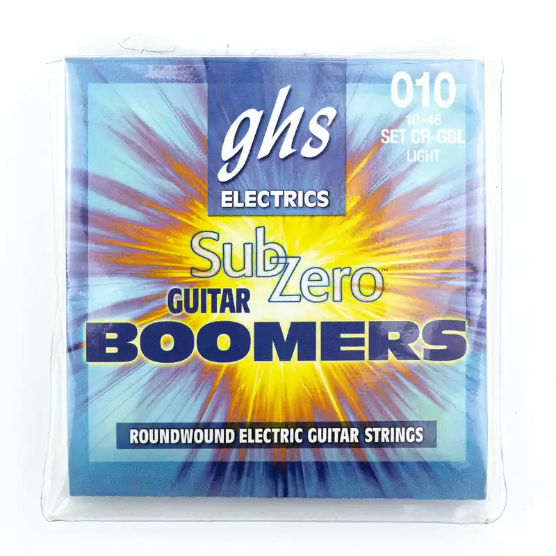 GHS Sub-Zero Boomers Nickel-Plated Steel 10-46 Electric Guitar Strings, Light Special Discount