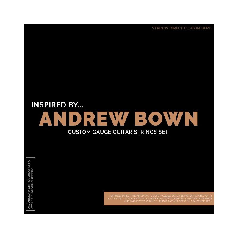 Bargain Inspired by Andrew Bown Custom Gauge 11-50 Electric Guitar Strings