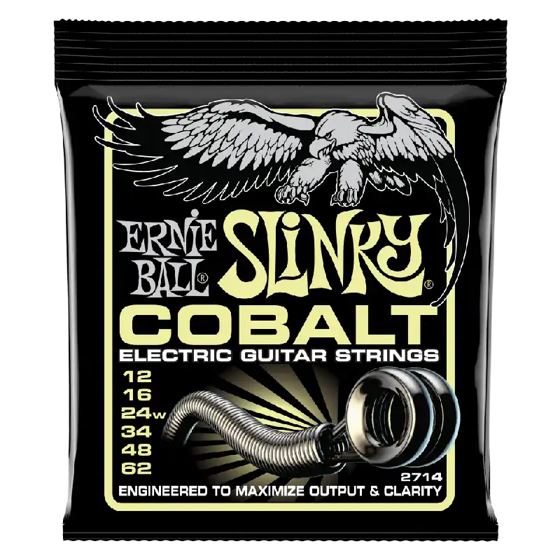 Ernie Ball Cobalt Mammoth Slinky 12-62 Electric Guitar Strings Buy Today