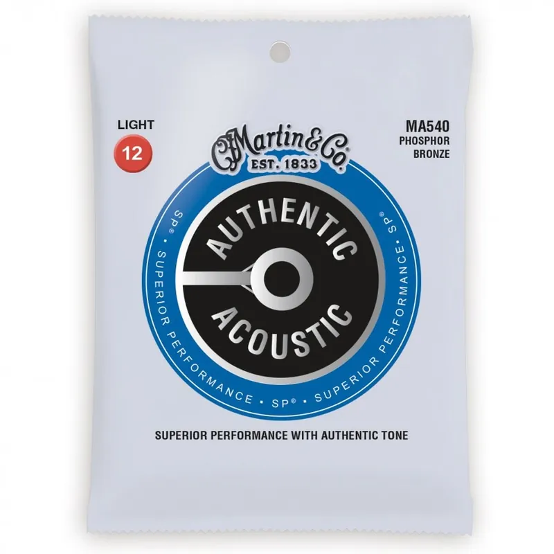 Martin Authentic Acoustic SP Phosphor Bronze 12-54 Acoustic Guitar Strings Last Chance