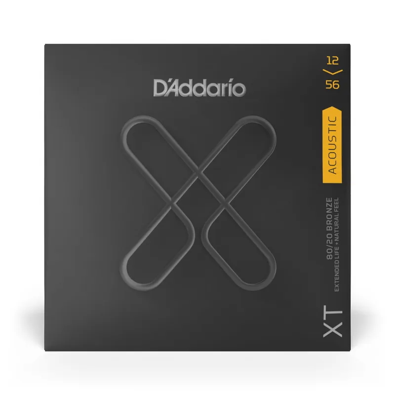 Affordable D'Addario XT 80/20 Bronze 12-56 Acoustic Guitar Strings