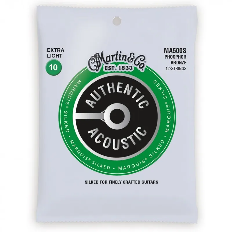 No Minimum Order Martin Authentic Acoustic Marquis Phosphor Bronze 12-String 10-47 Acoustic Guitar Strings