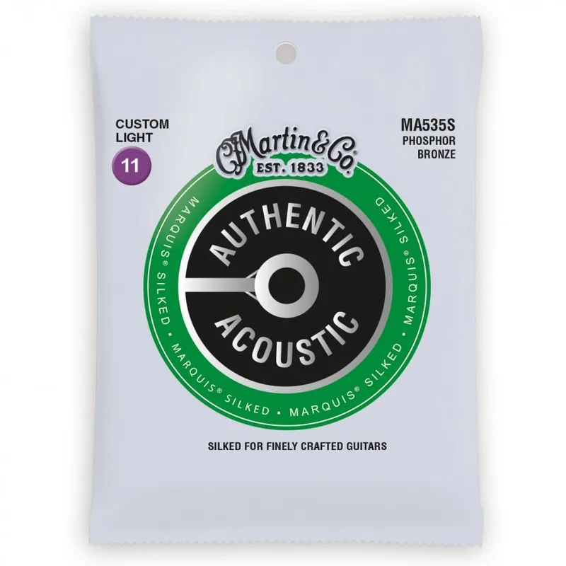 Weekend Sale Martin Authentic Acoustic Marquis Phosphor Bronze 11-52 Acoustic Guitar Strings