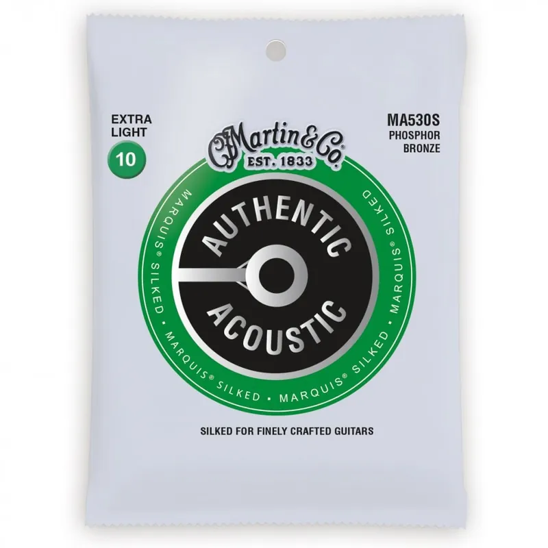 Martin Authentic Acoustic Marquis Phosphor Bronze 10-47 Acoustic Guitar Strings Next Day Delivery