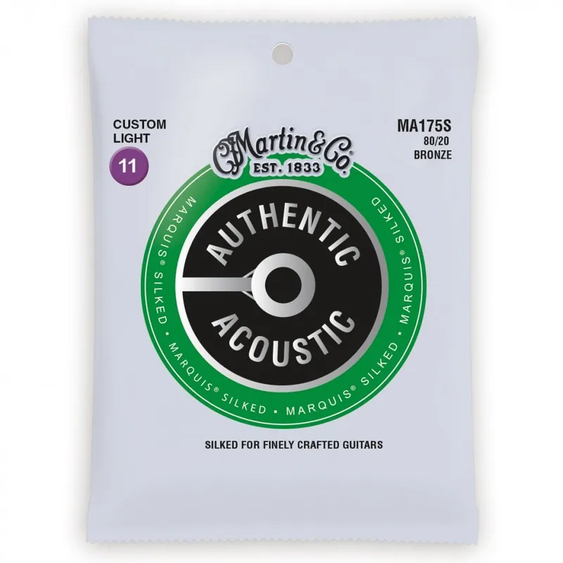 Place Order Martin Authentic Acoustic Marquis 80/20 Bronze 11-52 Acoustic Guitar Strings