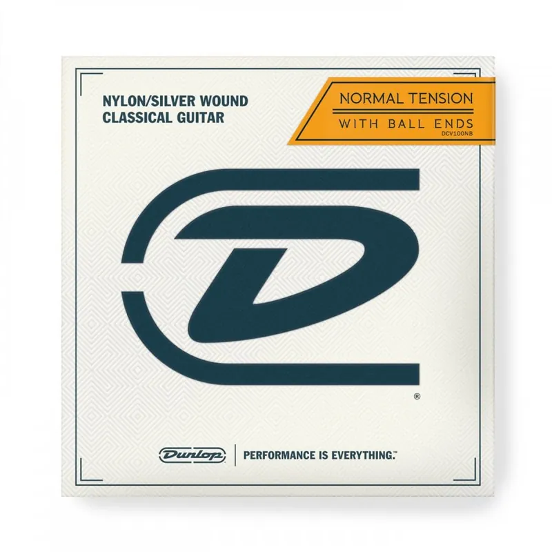 Price Drop Jim Dunlop Silver-Wound & Clear Nylon Acoustic Guitar Strings, Ball-End, Normal Tension