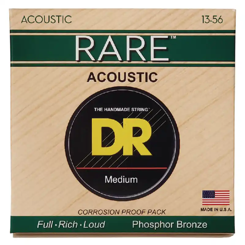 DR Strings RARE Bronze 13-56 Acoustic Guitar Strings New Release
