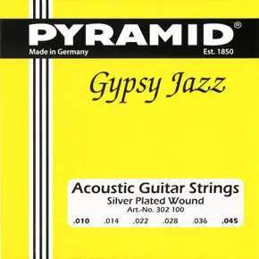 Pyramid Django Silver-plated 10-45 Acoustic Guitar Strings, Semi Light Secure Checkout