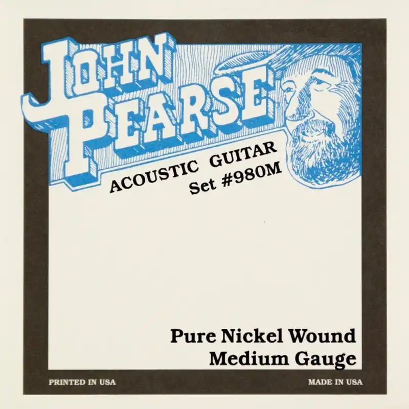 Seasonal Sale John Pearse Nickel 13-57 Electro-Acoustic Guitar Strings, Medium