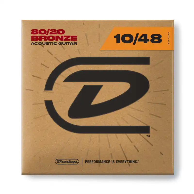 Jim Dunlop 80/20 Bronze 10-48 Acoustic Guitar Strings, Extra Light Deal