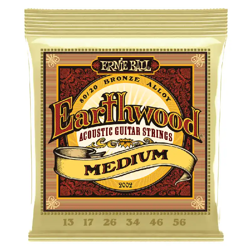 Limited Edition Ernie Ball Earthwood 80/20 Bronze 13-56 Acoustic Guitar Strings, Medium