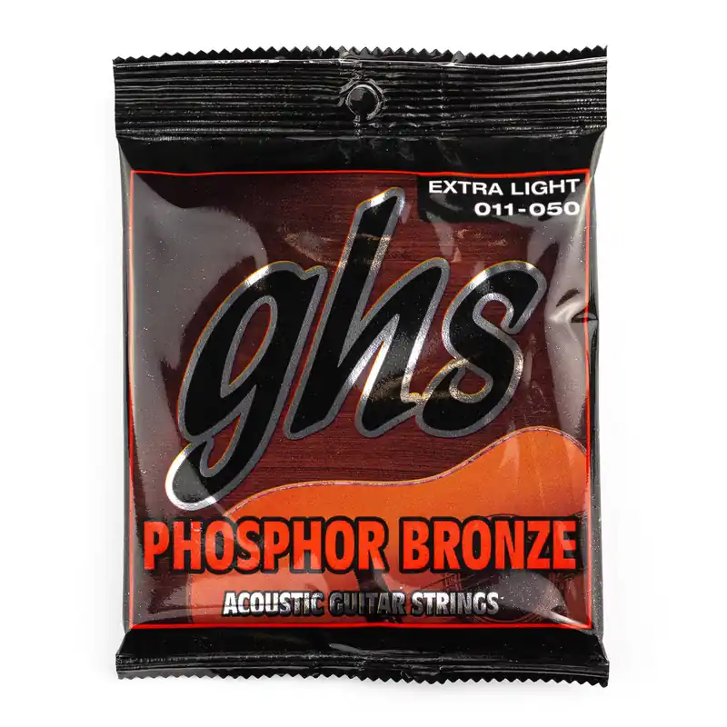GHS Phosphor Bronze 11-50 Acoustic Guitar Strings, Custom Light Best Price