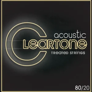 Authentic Cleartone Coated 80/20 Bronze 12-53 Acoustic Guitar Strings [7612]