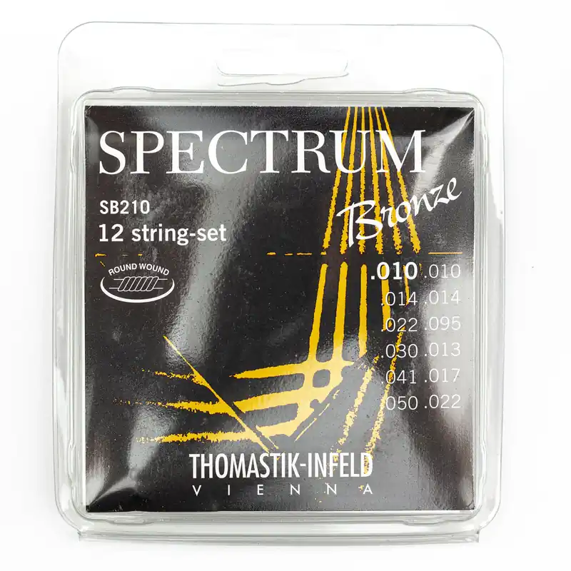Top Pick Thomastik-Infeld SB210 Spectrum Bronze 10-50 12-String Acoustic Guitar Strings