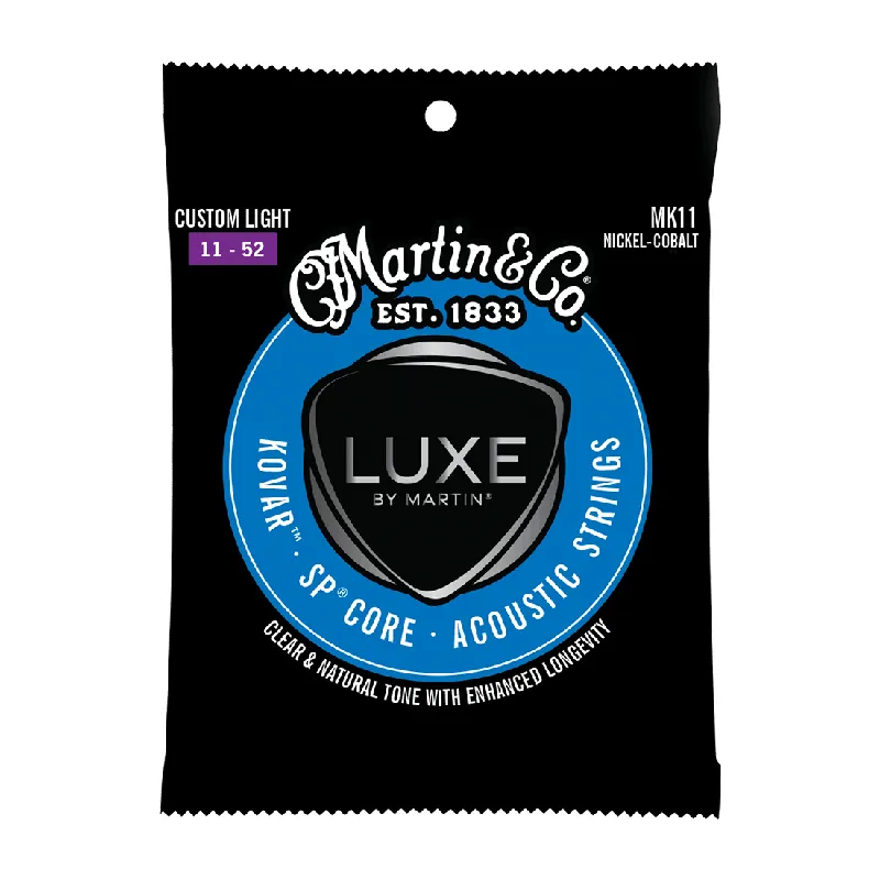 Buy Today Martin LUXE Kovar Nickel-Cobalt 11-52 Acoustic Guitar Strings
