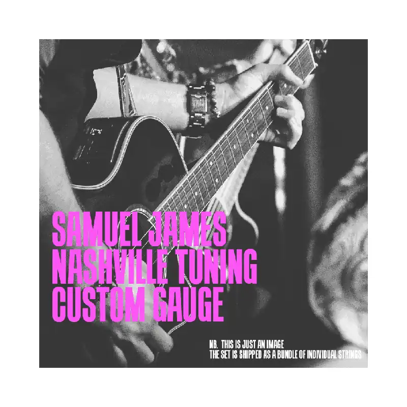 Samuel James 80/20 Bronze 11-29 Nashville Tuning Acoustic Guitar Strings Popular
