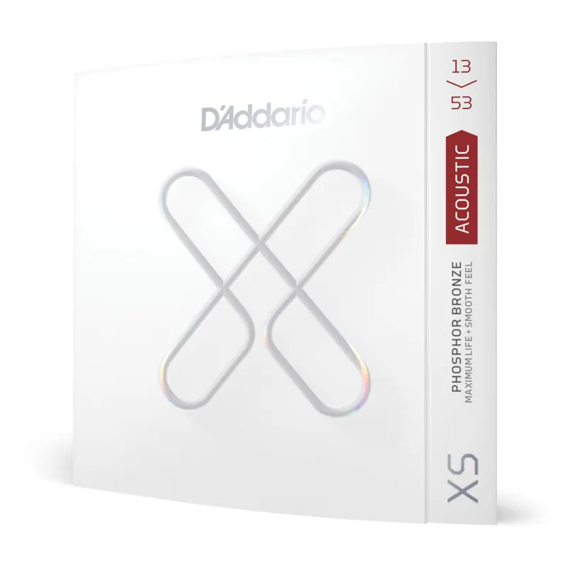 D'Addario XS Phosphor Bronze 13-53 Taylor HD Acoustic Guitar Strings, Hybrid Light Super Sale