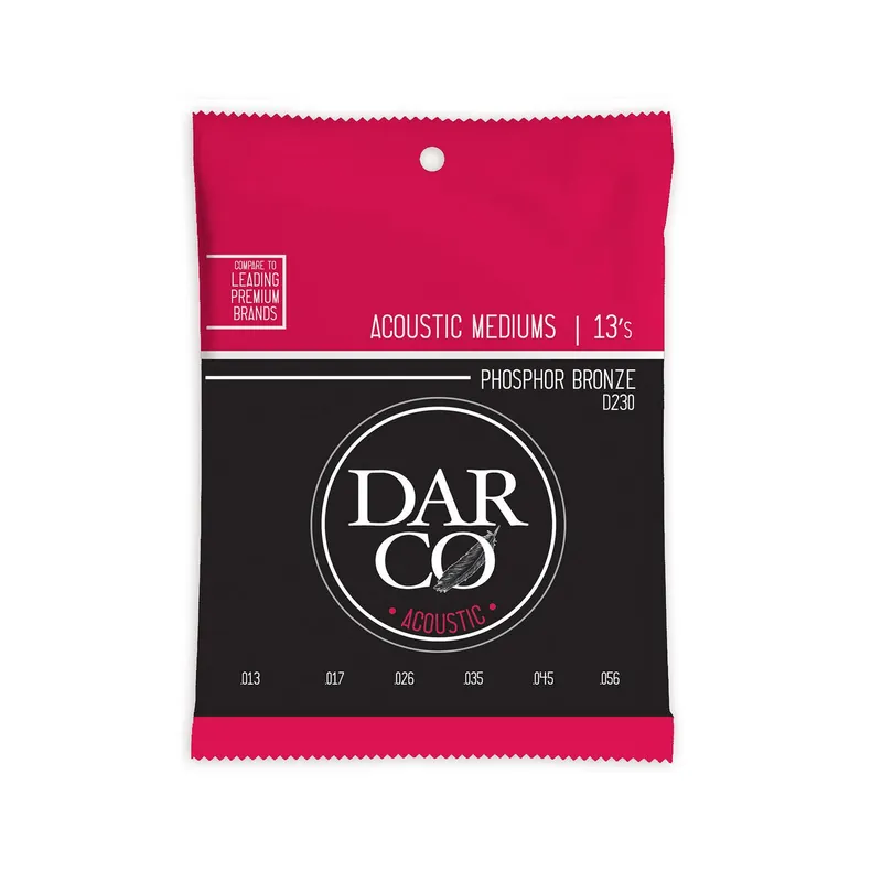 In Demand Darco Phosphor Bronze 13-56 Acoustic Guitar Strings, Medium