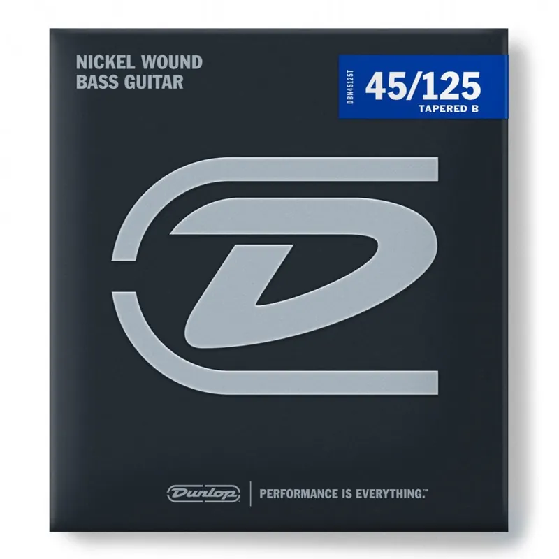 Jim Dunlop Performance+ Nickel 45-125 5-String Bass Guitar Strings, Tapered-B Affordable