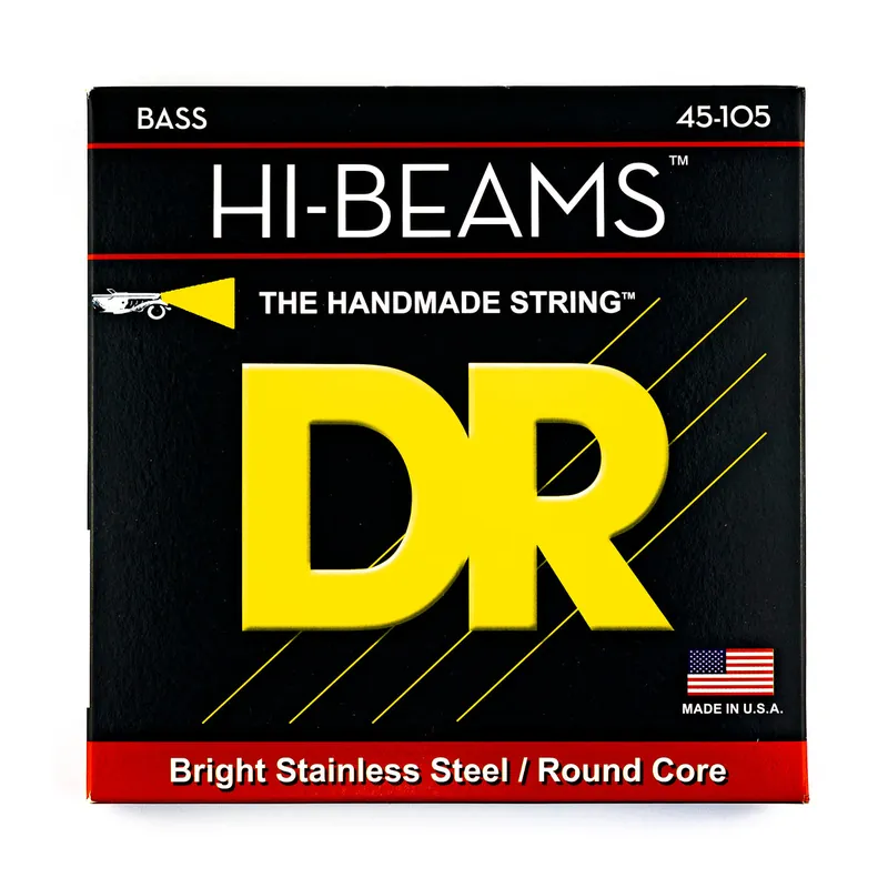 DR Strings HI-BEAM Stainless Steel 45-105 Bass Guitar Strings Time-Limited