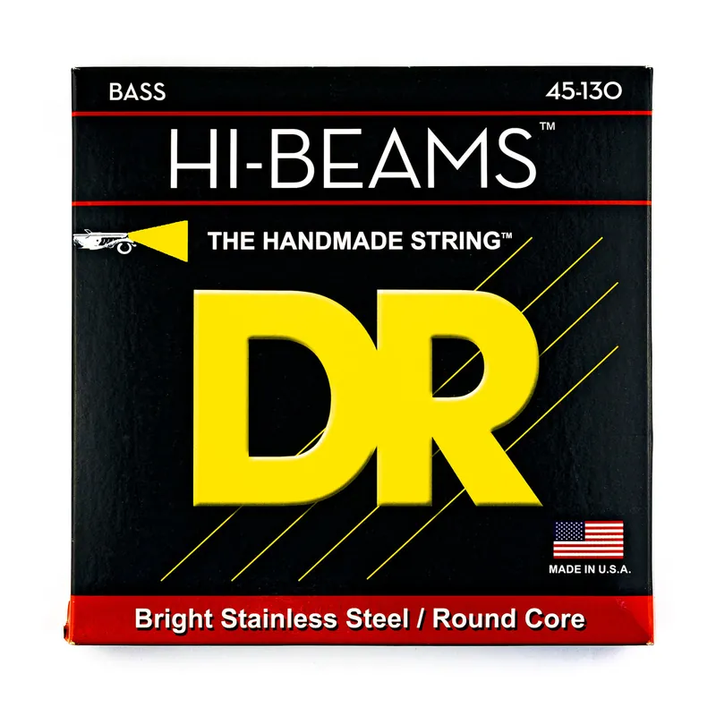Best Price DR Strings HI-BEAM Stainless Steel 45-130 5-String Bass Guitar Strings