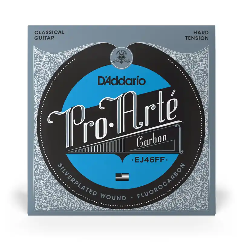 Buy Direct D'Addario Pro-Arté EJ46FF Hard Tension Dynacore Classical Guitar Strings w/ Fluorocarbon Trebles