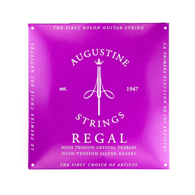 One Day Deal Augustine Regal/Blue Classical Guitar Strings, High Tension