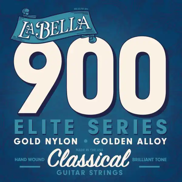 Luxury La Bella Golden Superior Medium Tension Classical Guitar Strings