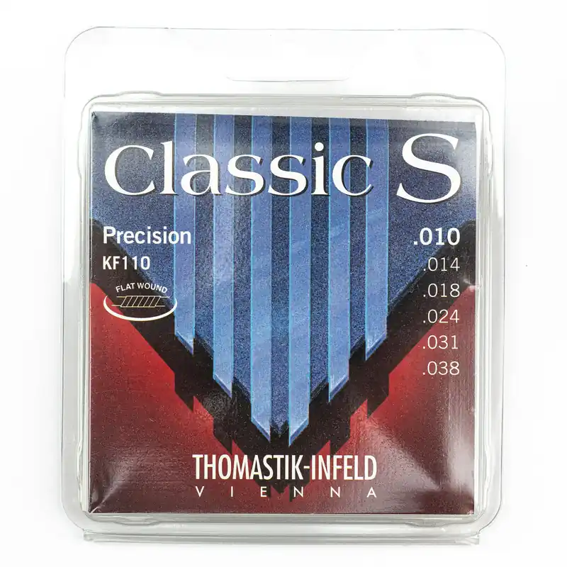Thomastik-Infeld CLASSIC S Precision Flatwound 10-38 Classical Guitar Strings, KF110 Best Choice