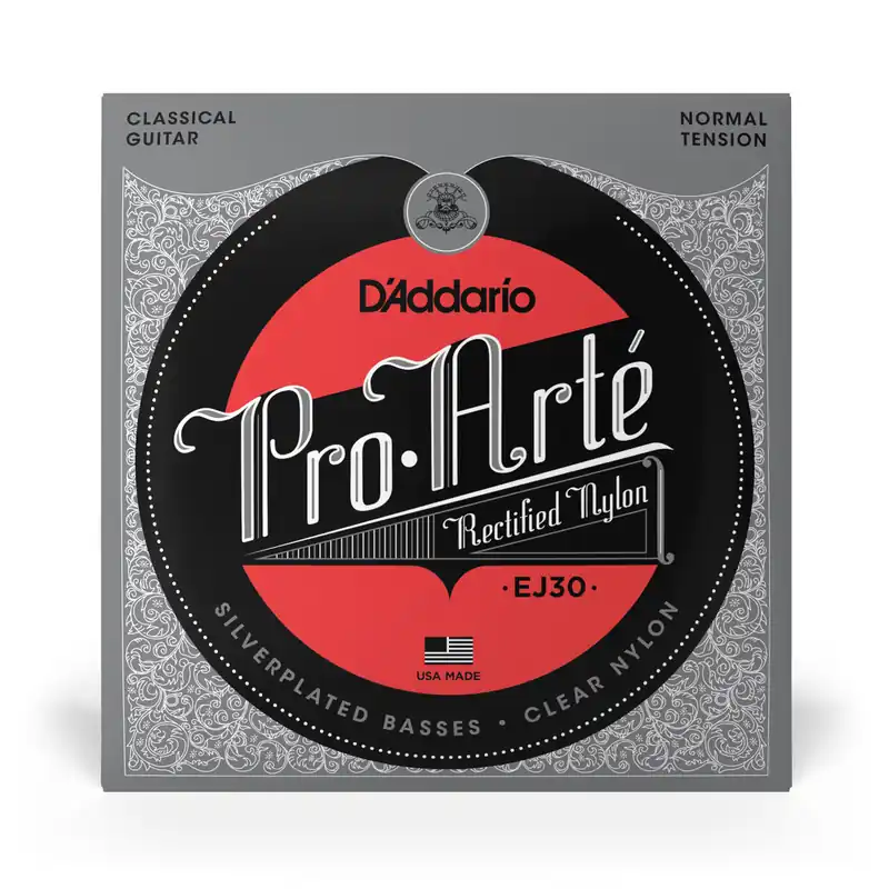 Buy Online D'Addario Pro-Arté EJ30 Normal Tension Classical Guitar Strings w/ Rectified Nylon Trebles