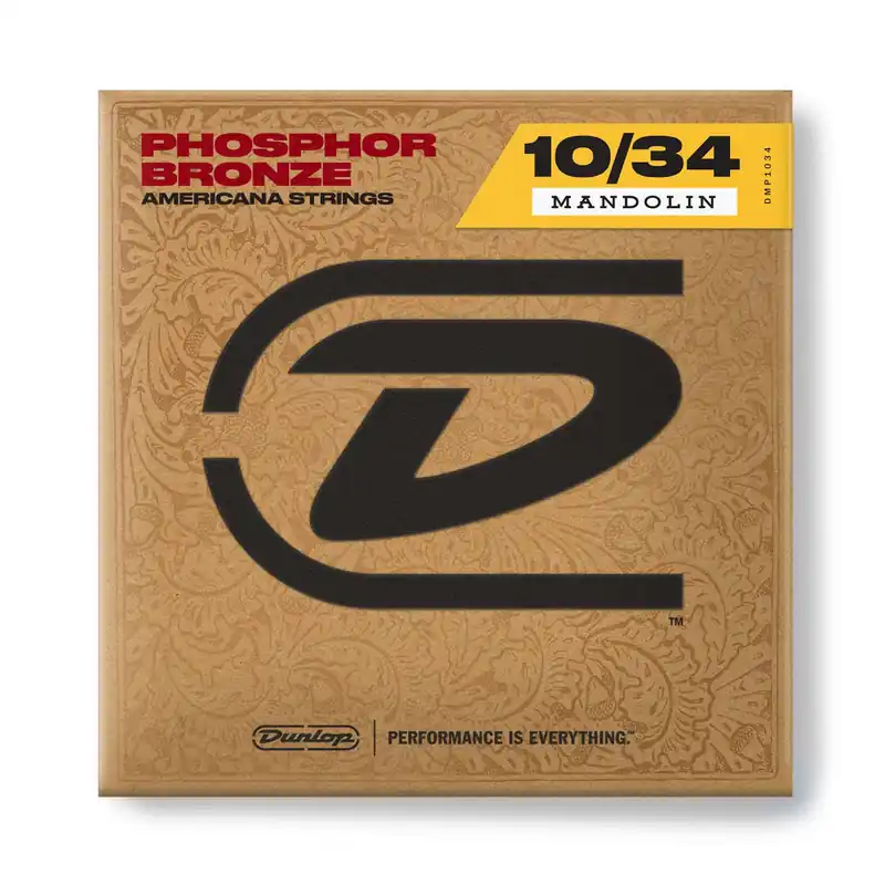 Authentic Jim Dunlop Phosphor Bronze 10-34 Mandolin Strings