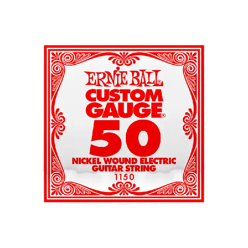 New Release Ernie Ball Nickel Wound .050w Electric Guitar Single String